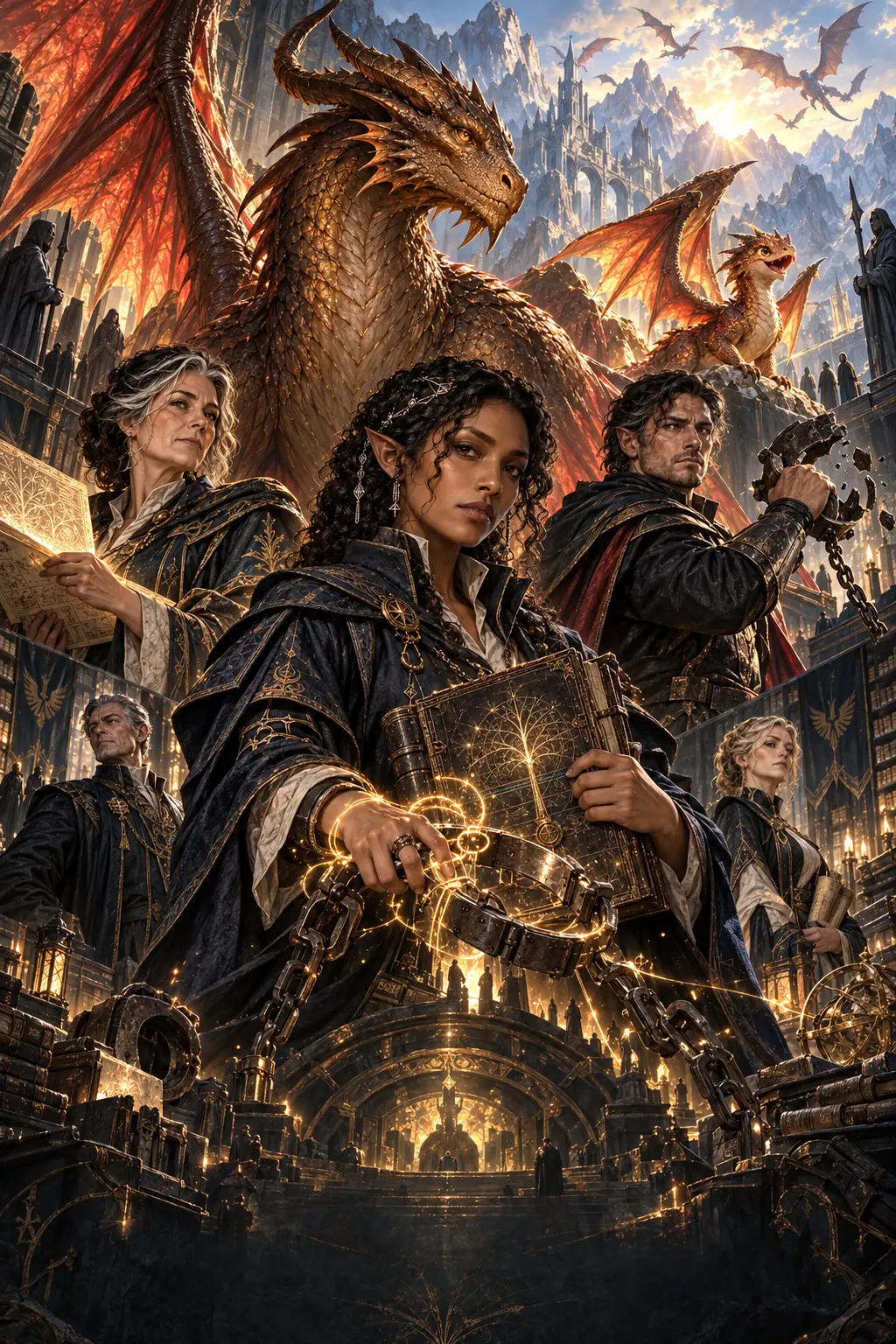 An epic fantasy ensemble prepared for adaptation